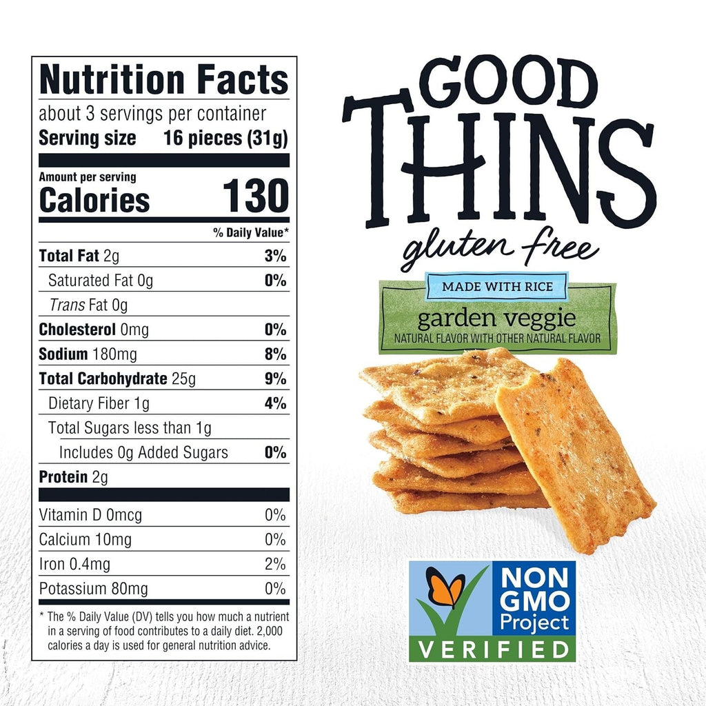 Gluten Free Garden Veggie Crackers