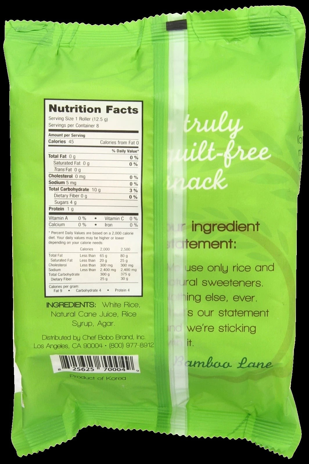 Puffed With Sweetness Rice Snack