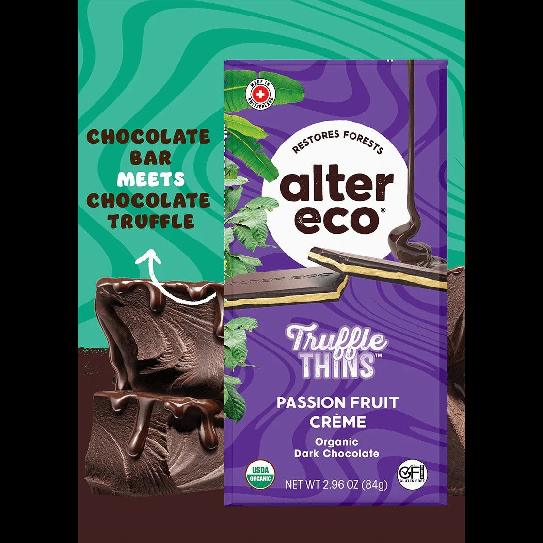 Passion Fruit Chocolate Truffle Thins