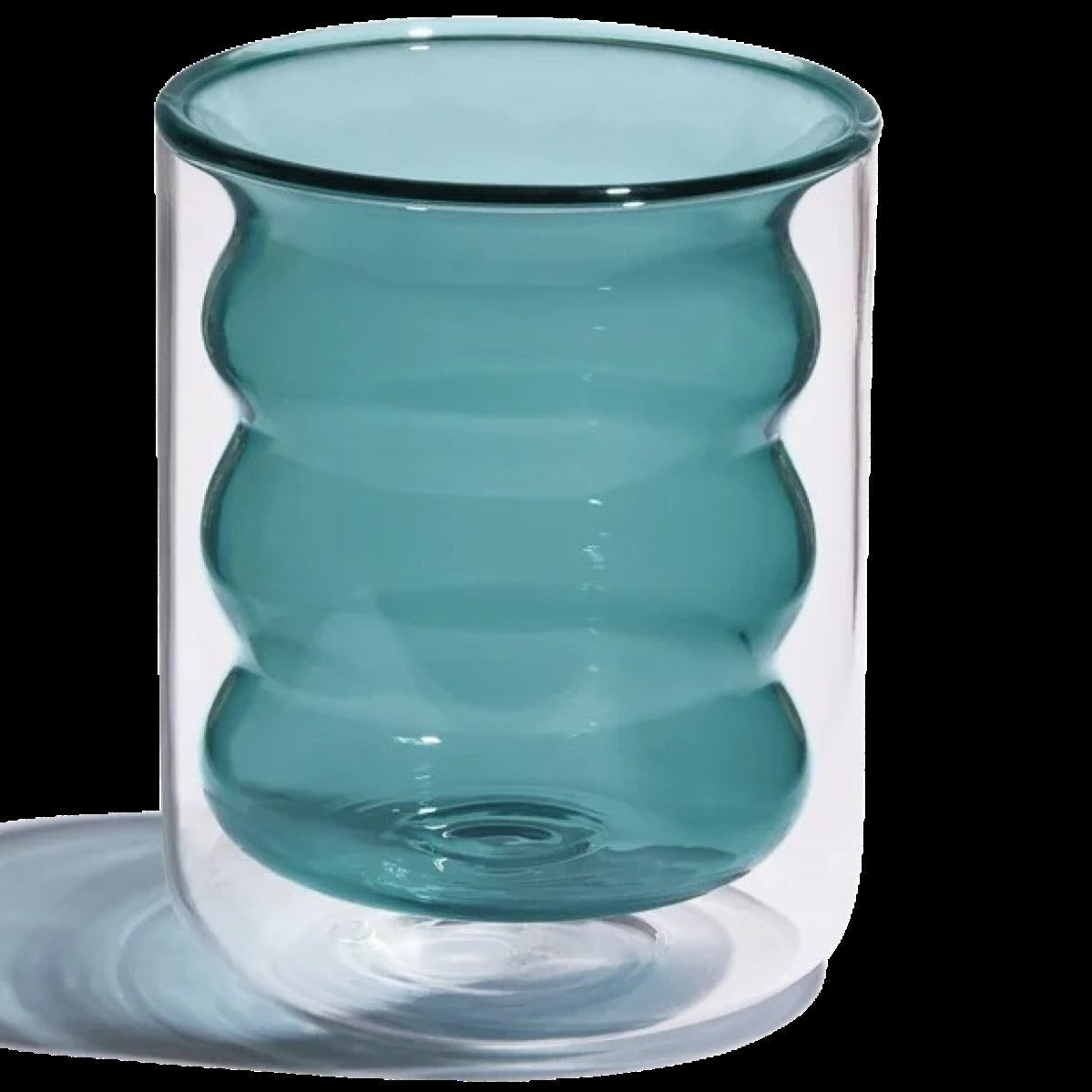 Double Wall Groovy Cup (Teal)