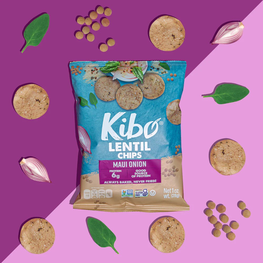 Lentil Chips with Maui Onion (6 Pack)