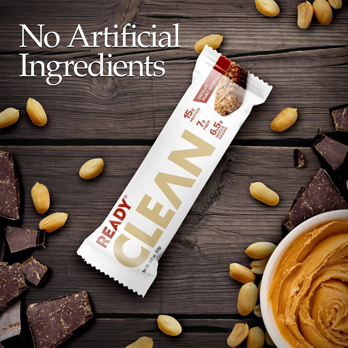 Clean Chocolate Peanut Butter Protein Bar (5 CT)