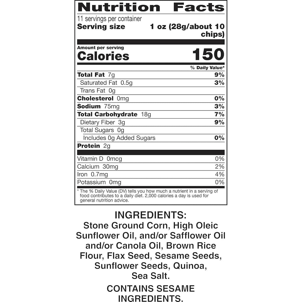 Multigrain Tortilla Chips (24 Pack)