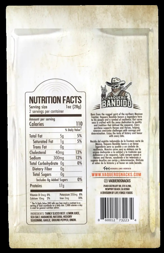 Habanero Carne Seca Beef Jerky