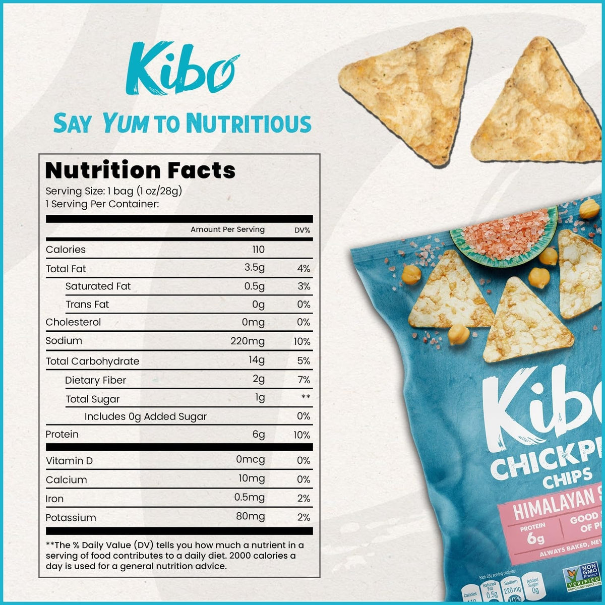 Chips Chickpea Himalayan Salt (6 Pack)