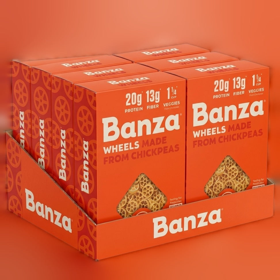 Chickpeas Wheels Pasta (6 Pack)