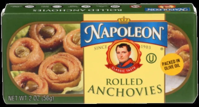 Rolled Napoleon Anchovies