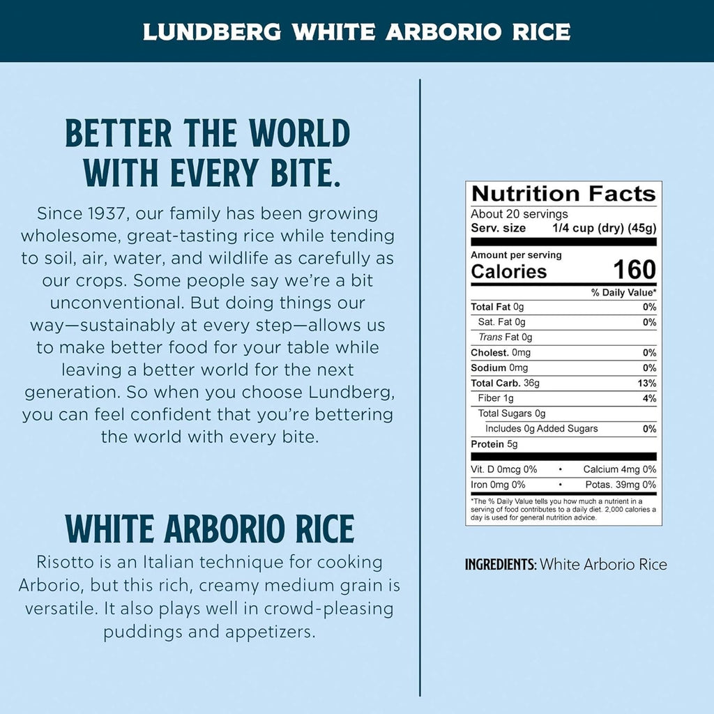 White Arborio Rice
