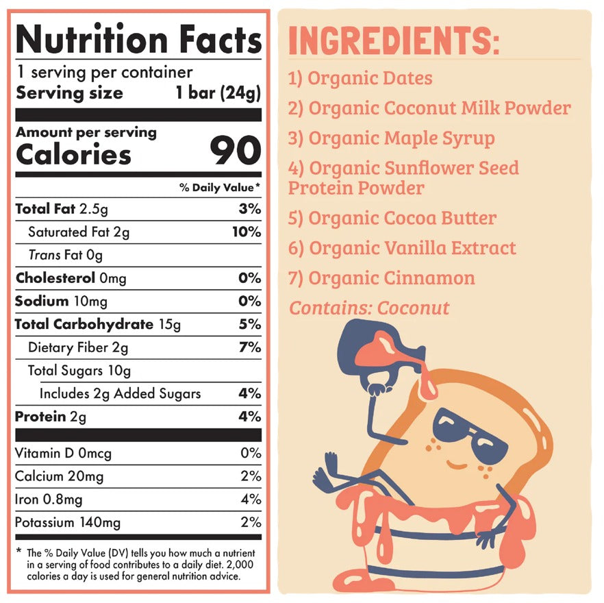 Organic French Toast Bar (6 CT)
