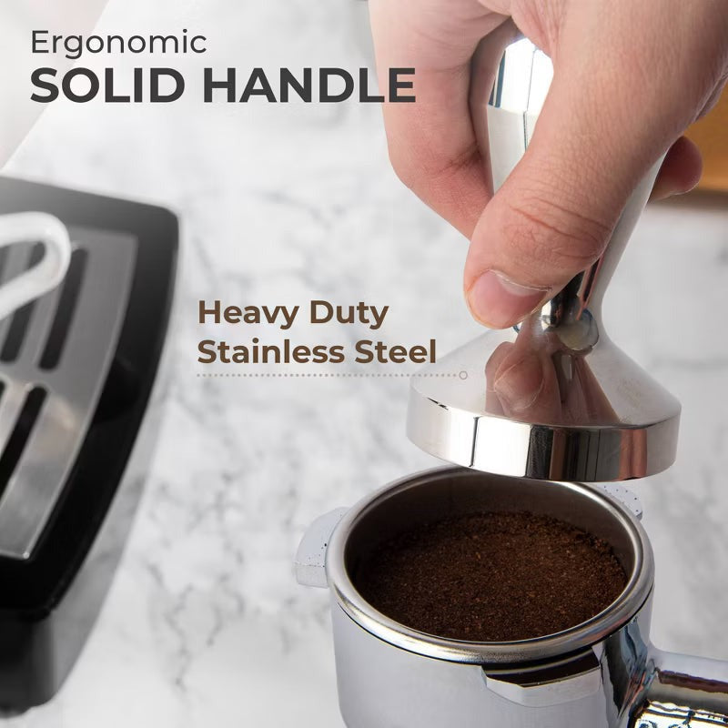 Espresso Coffee Tamper Chrome
