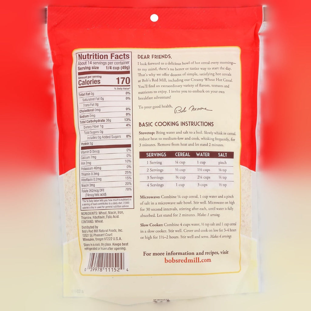Wheat Farina Cereal