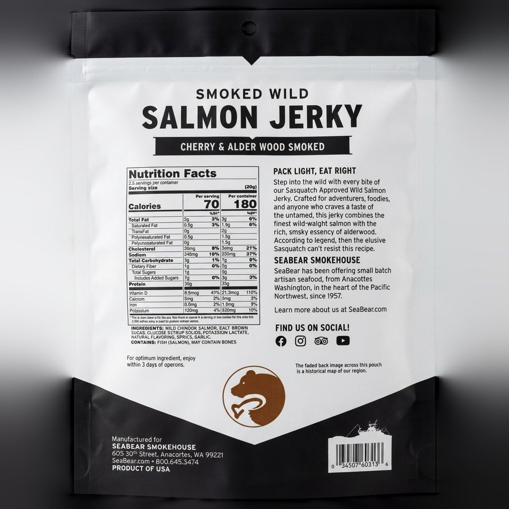 Sasquatch Salmon Jerky