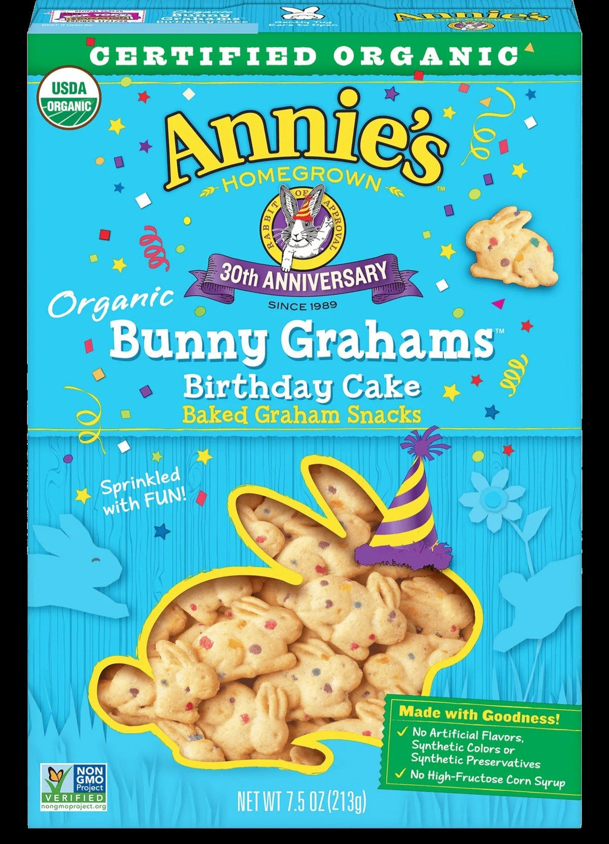 Birthday Cake Bunny Grahams