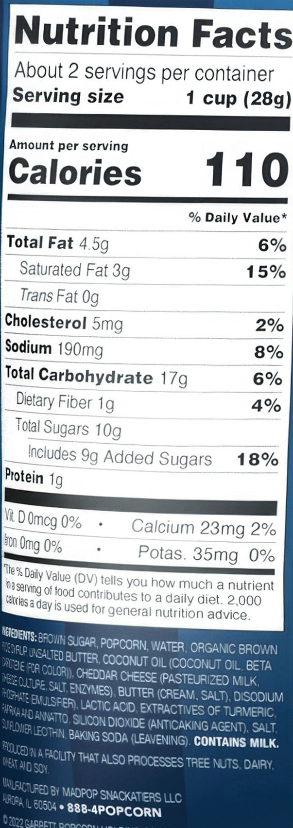 Cheddar and Caramel Garrett Mix Popcorn