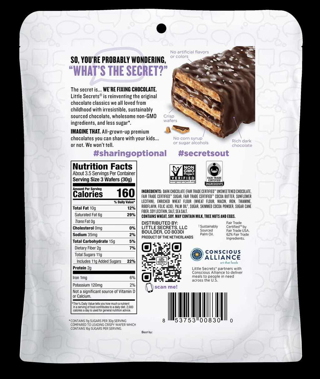 Wafer Drk Choc Sslt