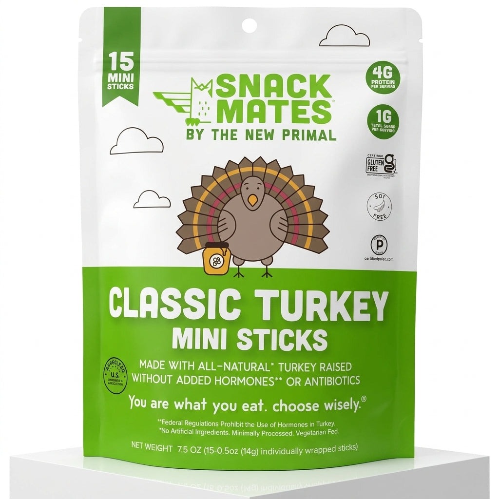 Snack Mates Turkey Mini Sticks (15 CT)