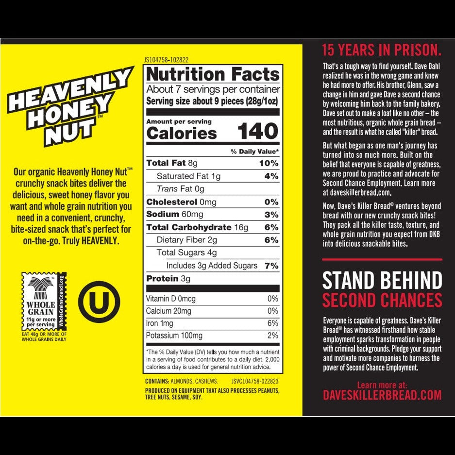 Heavenly Honey Nut Crunchy Snack Bites