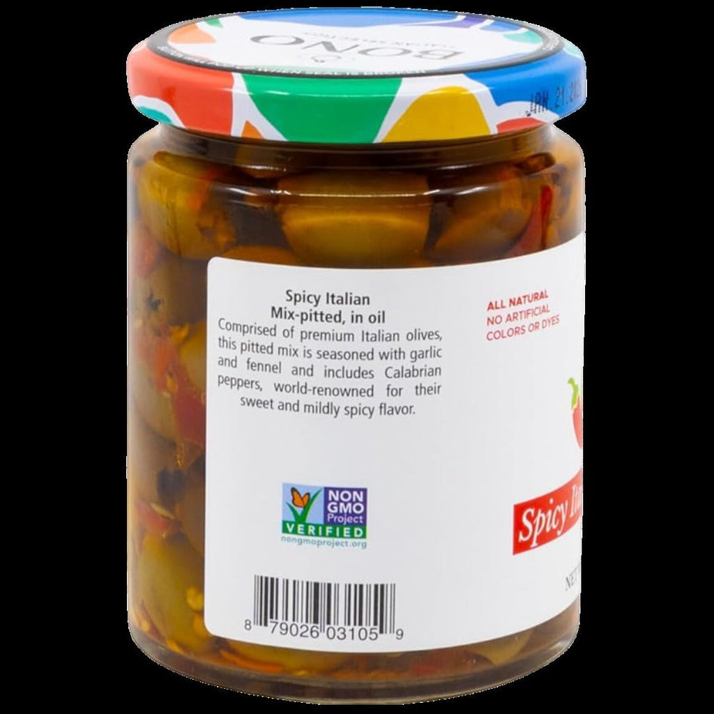 Pitted Spicy Italian Olives