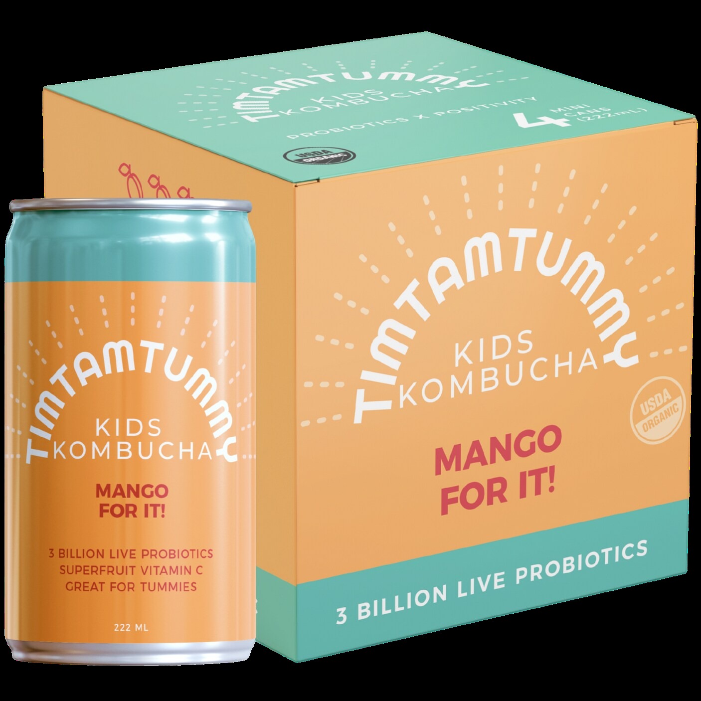 Kids Mango Kombucha (4 CT)
