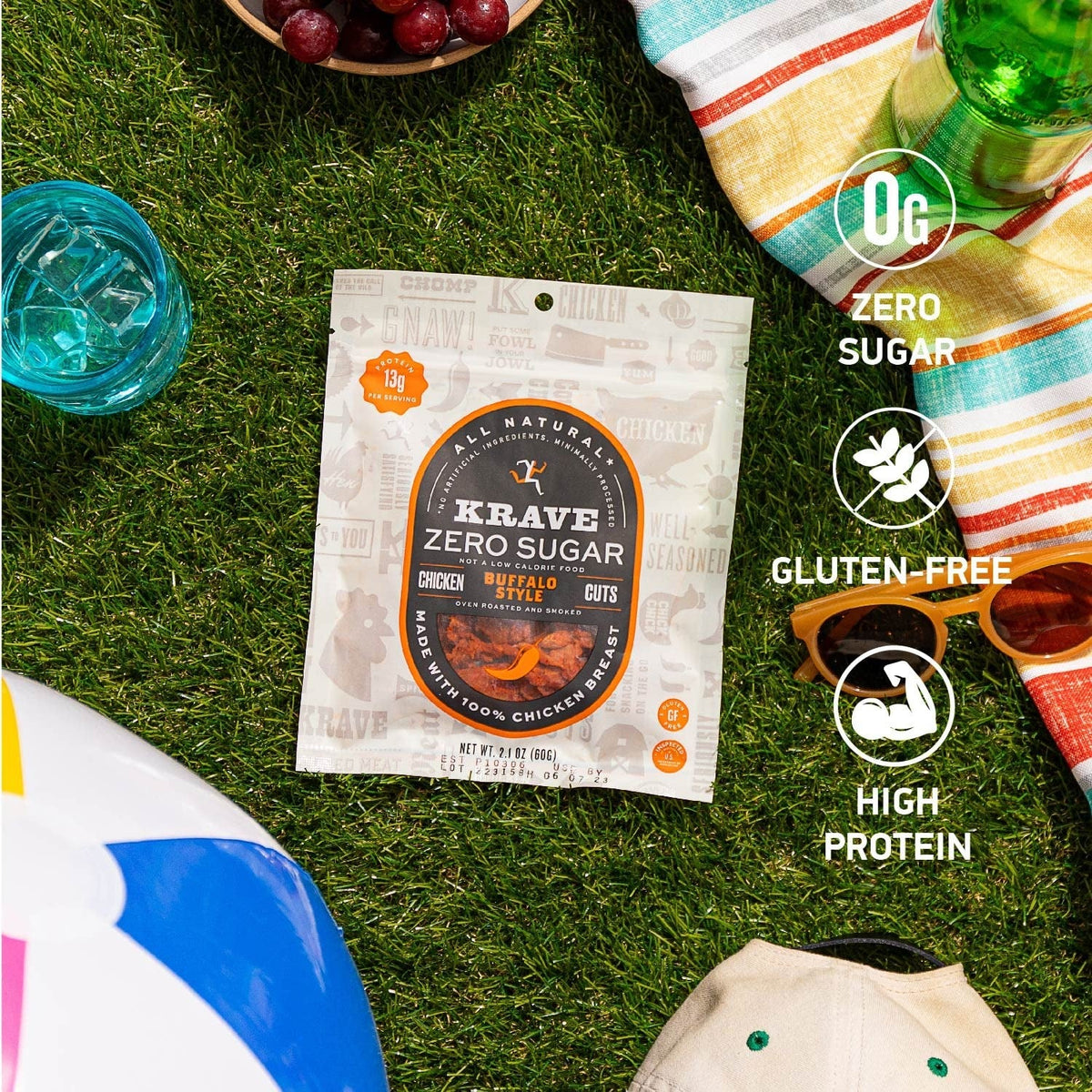 Zero Sugar Buffalo Style Chicken Jerky