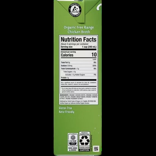 Organic Free Range Chicken Broth