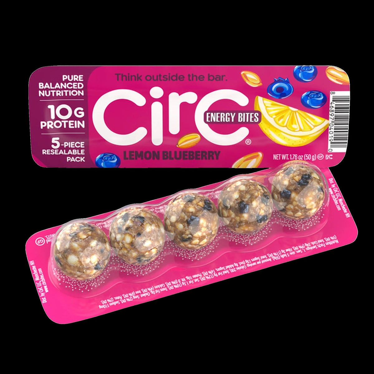 Lemon Blueberry High Protein Energy Bites (6 CT)
