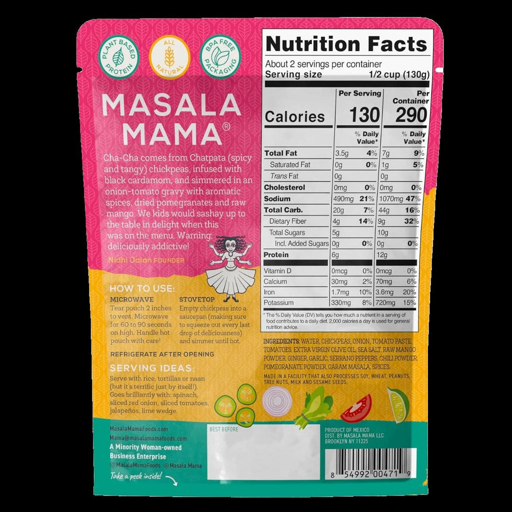 Cha-Cha Chickpeas - Heat and Eat (6 Pack)