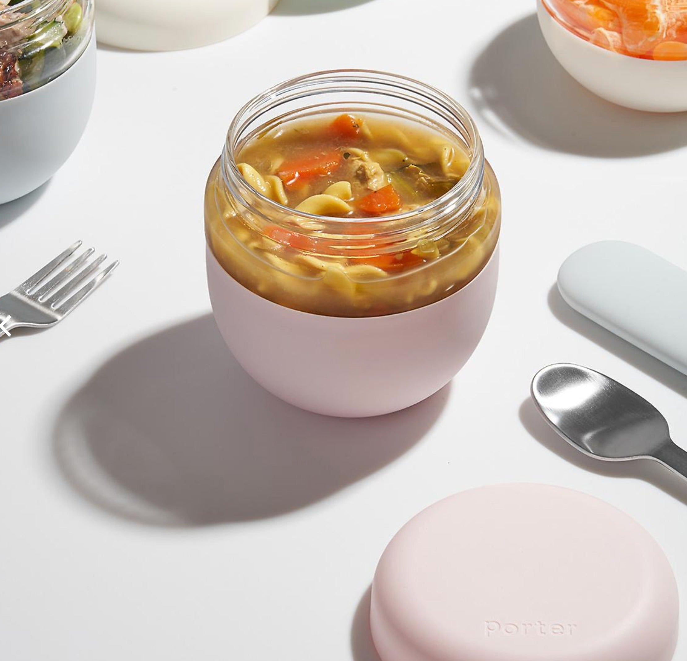 24oz Seal Tight Plastic Bowl - Blush
