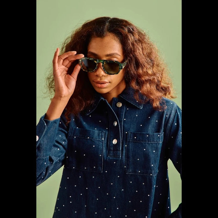 Louie Sunglasses- Abalone Rizz