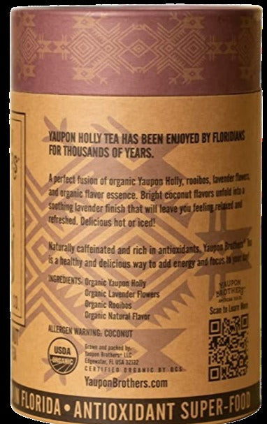 Lavender Coconut Yaupon Tea