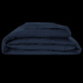 Woven Duvet Cover in Suede Blue - Queen