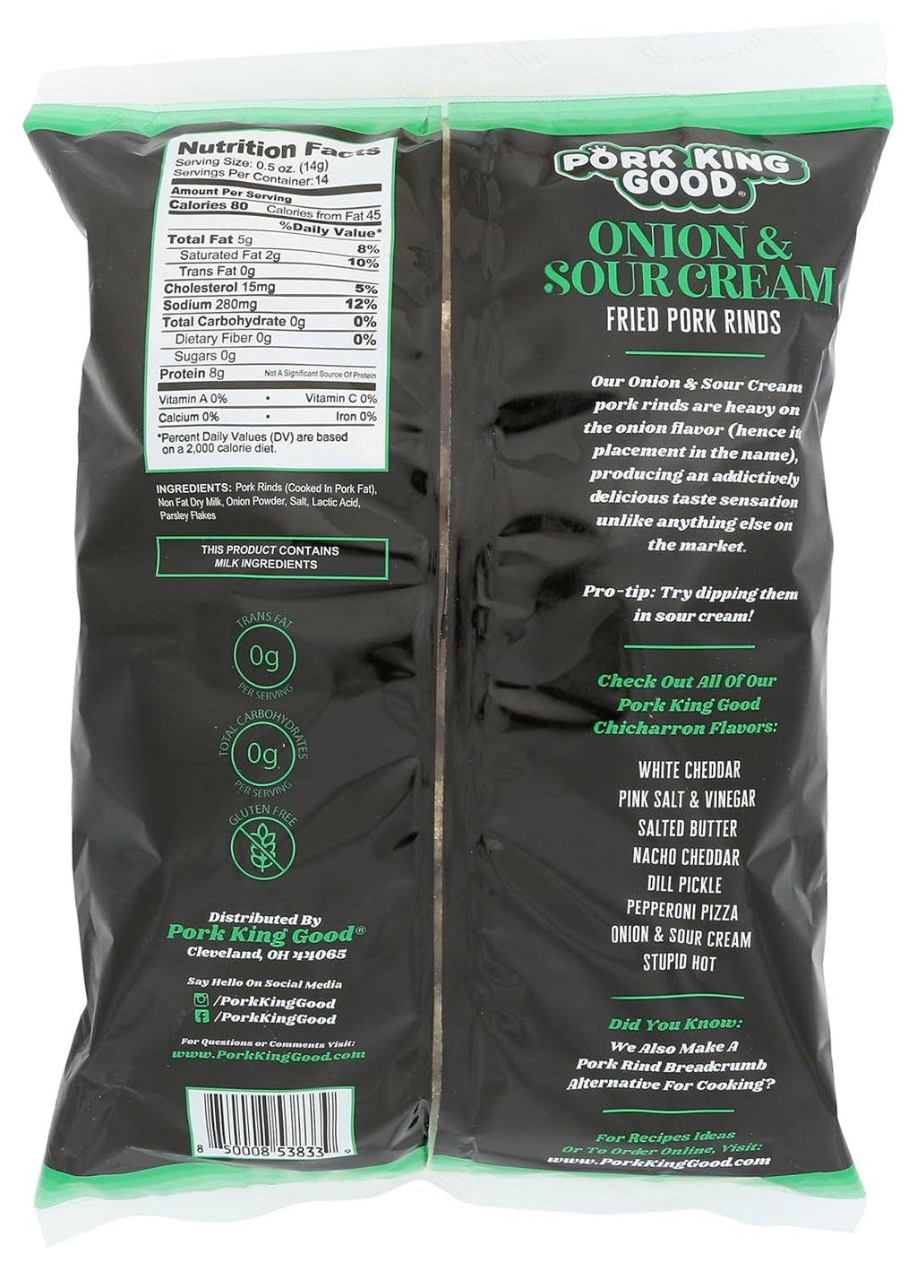 Onion & Sour Cream Fried Pork Rinds