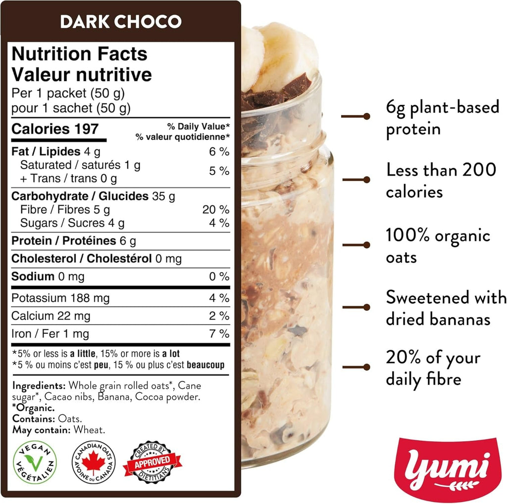 Organic Dark Choco Overnight Oats