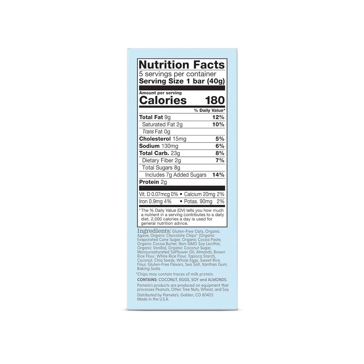 Blueberry Lemon Oat Bar (5CT)