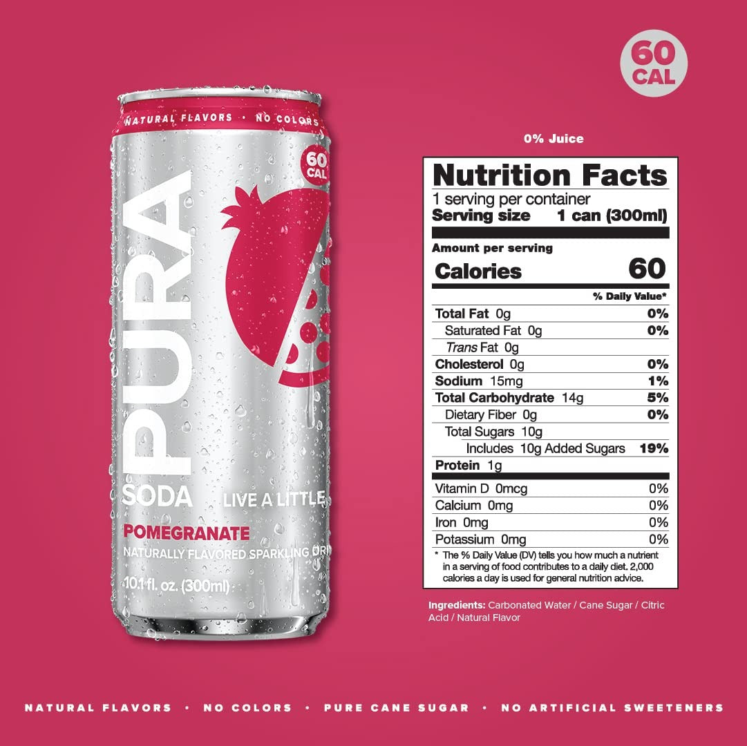 Pomeganate Soda 4Pk