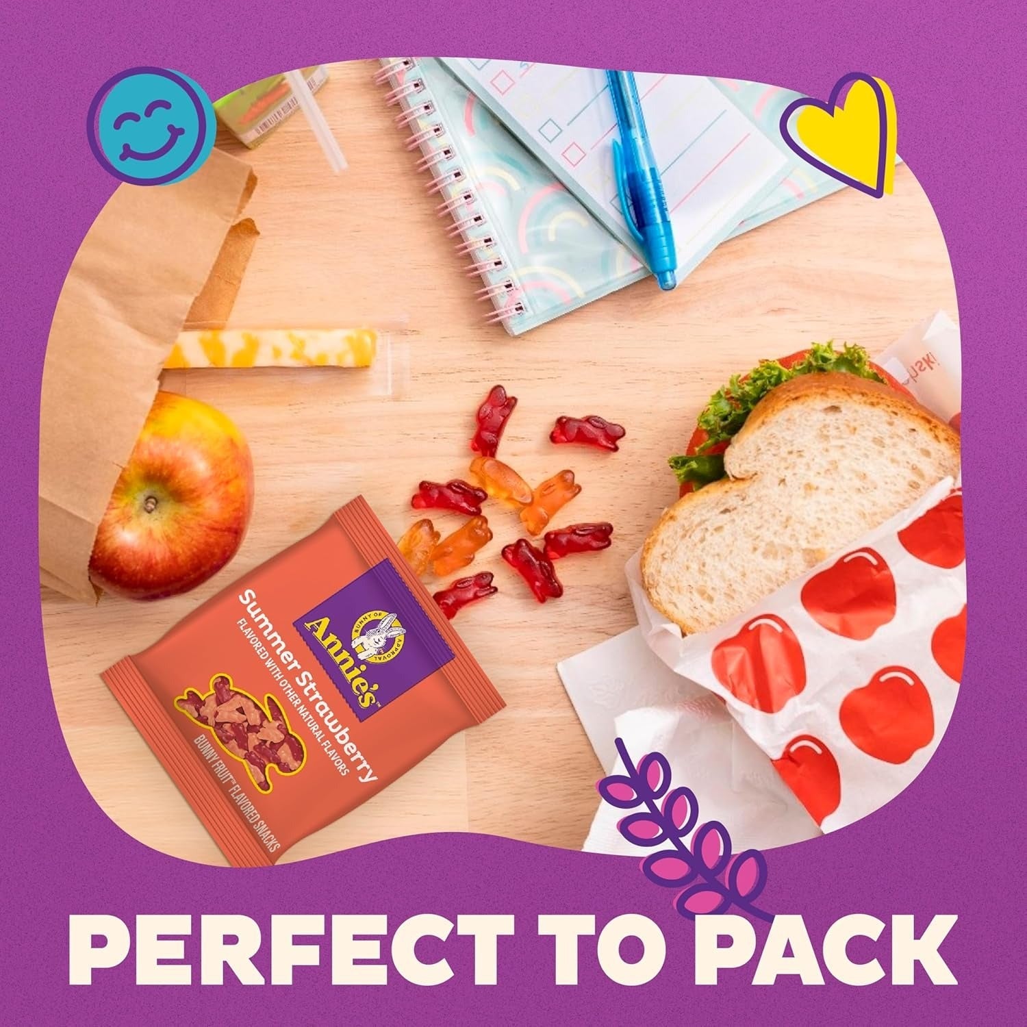 Organic Bunny Fruit Flavored Snacks - Variety Pack