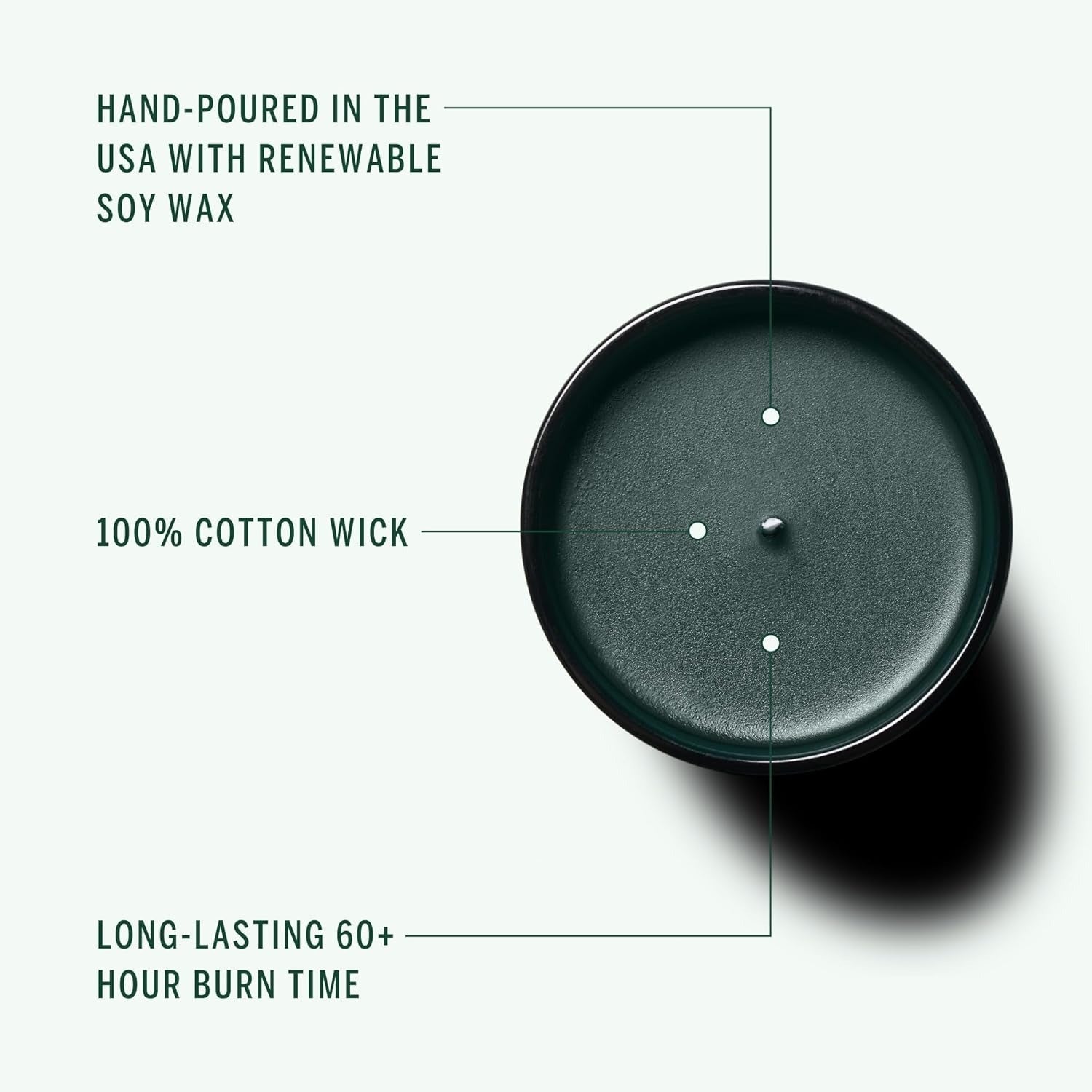 Luxury Soy Wax Scented Candle - Dark Flowers