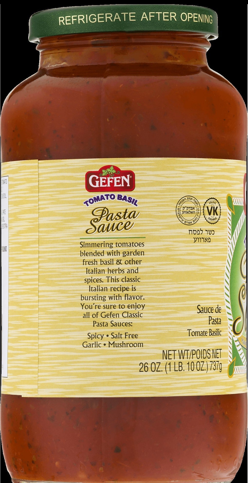 Pasta Sauce With Fresh Basil