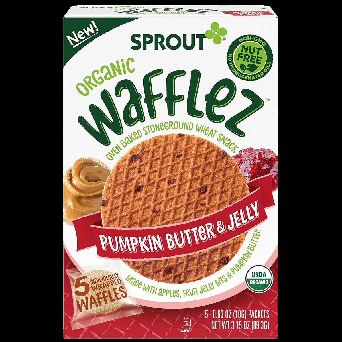 Pumpkin Butter & Jelly Waffles (5 CT)