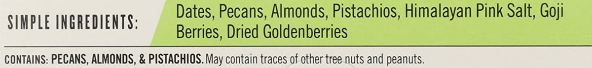 Bar Pecan Goji Pistachio (12 Pack Case)