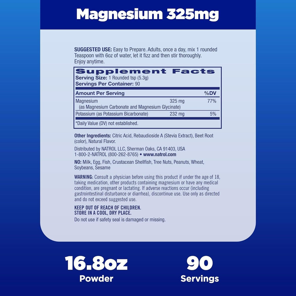 Magnesium 325 mg Cherry-Flavored Powder