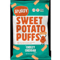 Cheezy Cheddar Sweet Potato Puffs