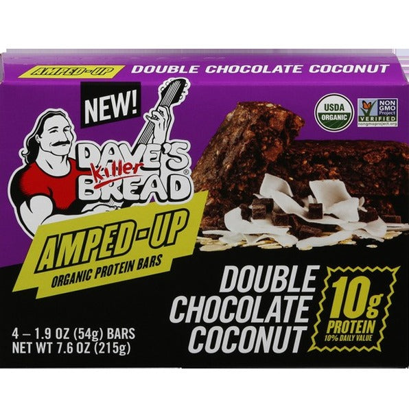 Double Chocolate Coconut Organic Protein Bars (4 CT)