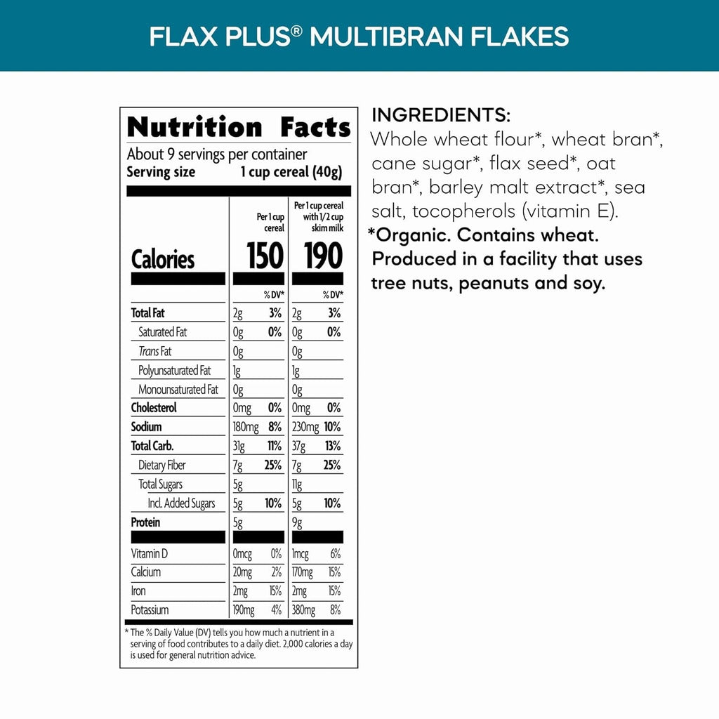 Organic Flax Plus Flakes Cereal