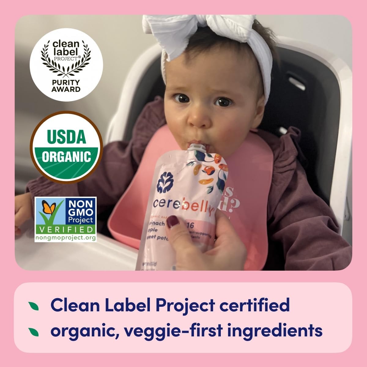 Spinach Apple Sweet Potato Baby Puree (3 CT)