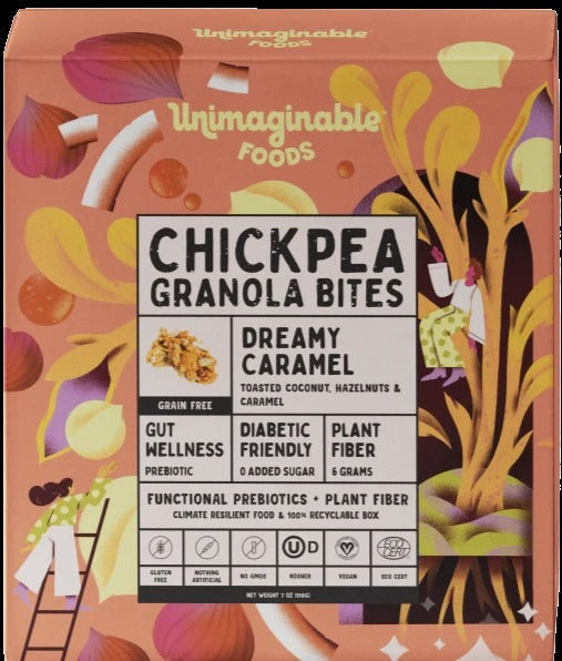Caramel Chickpea Granola Bites