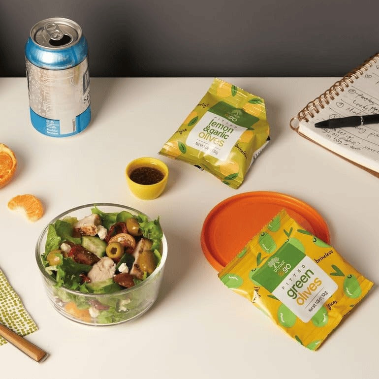 Pitted Green Olives Snack Pack (6 CT)