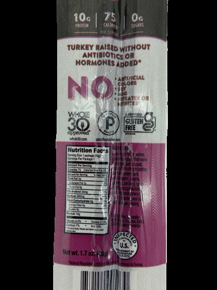 Spicy Turkey Snack Stick