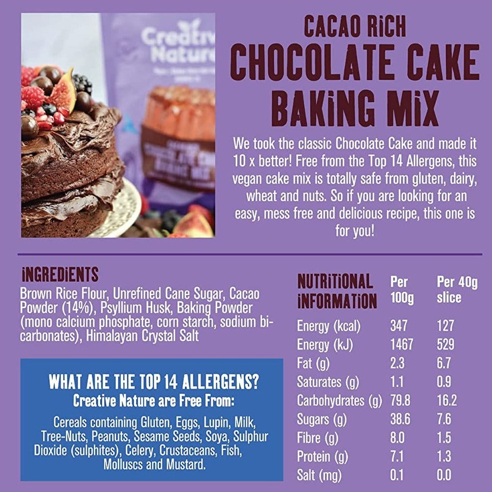 Cacao Rich Chocolate Cake Baking Mix