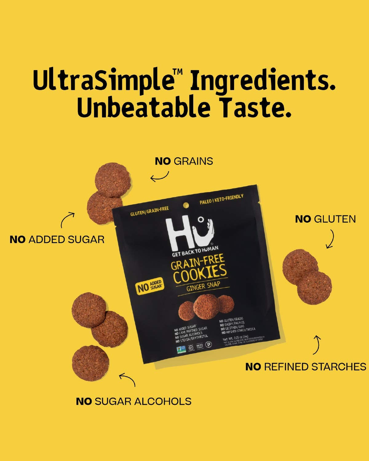 Grain-Free Ginger Snap Cookies